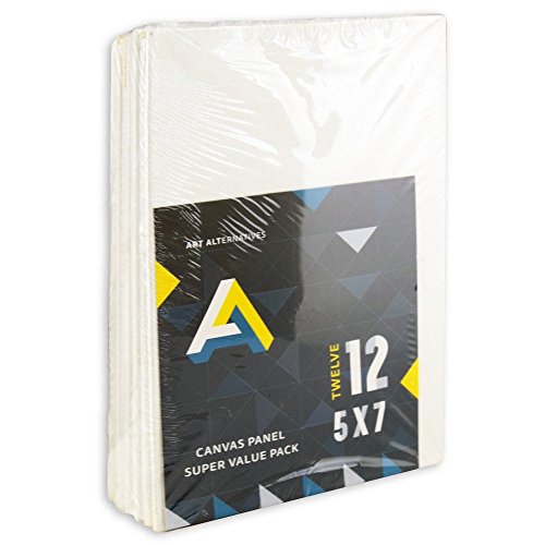 Art Alternatives Canvas Panel Super Value 5x7 Pack of 12