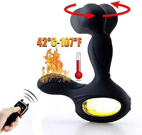 3 Speeds Rotating +10 Speeds Shake Wireless Heating Comfortable Chrysanthemum Knead Toys,Waterproof Remote Chrysanthemum Silicone Comfortable Toys