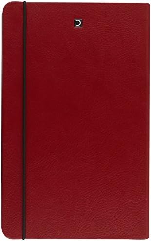 Cartesio Large Ruled Notebook (Red)
