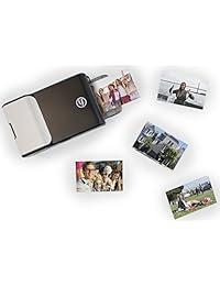 Carcasa de celular Prynt, obtenga la impresión de una foto instantánea con la carcasa para Apple, iPhone 6S, iPhone 6 y iPhone 7, color rosa, iPhone 6 6S, Negro
