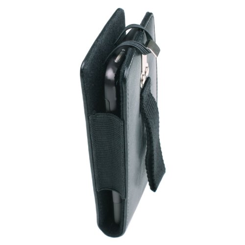 USA GEAR Slip Carrying Case for Samsung, HTC, Motorola, LG, BlackBerry, Nokia, Sony and Kyocera - Belt Loop Holster Design Card Reader