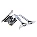 SIIG Legacy and Beyond Dual-Serial (2 Port) plus Single (1) Parallel Port PCI Express Card Compatible with 16C550 UART