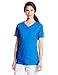 Cherokee Women's Workwear Scrubs Core Stretch Jr. Fit V-Neck Top, Royal, Small