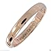 3mm Thin Rose Gold Plated Ring Tungsten Carbide Wedding Band