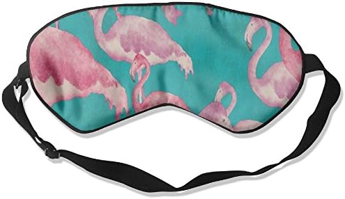 Flamingo Printed Sleep Mask For Sleeping Contoured Shape Ultra Lightweight Comfortable Eye Mask