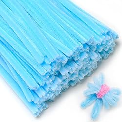 Eppingwin 200pcs Pipe Cleaners, Light Blue Pipe