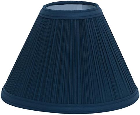 Deran 401-12-FB 12" Mushroom Pleat Empire Lamp Shade, 5" x 12" x 10", French Blue