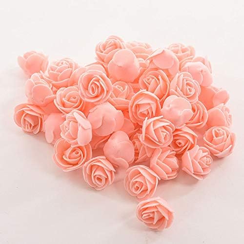 XINGKEJI 144 PCS PE Artificial Rose Mini PE Foam Rose Flower Pe Roses Artificial Flowers Wedding Bride Bouquet Pe Foam DIY Party Festival Home Decor Garland Wreaths Flowers (#07)