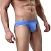 Nightaste Men's Cheeky Bikini Tanga Sexy Low Rise Half Back Coverage Brazilian Underwear
