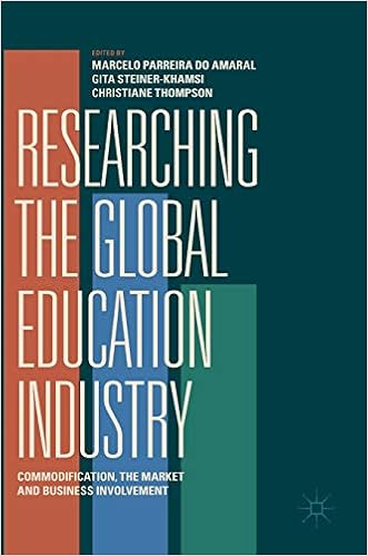 Researching The Global Education Industry Commodification - 