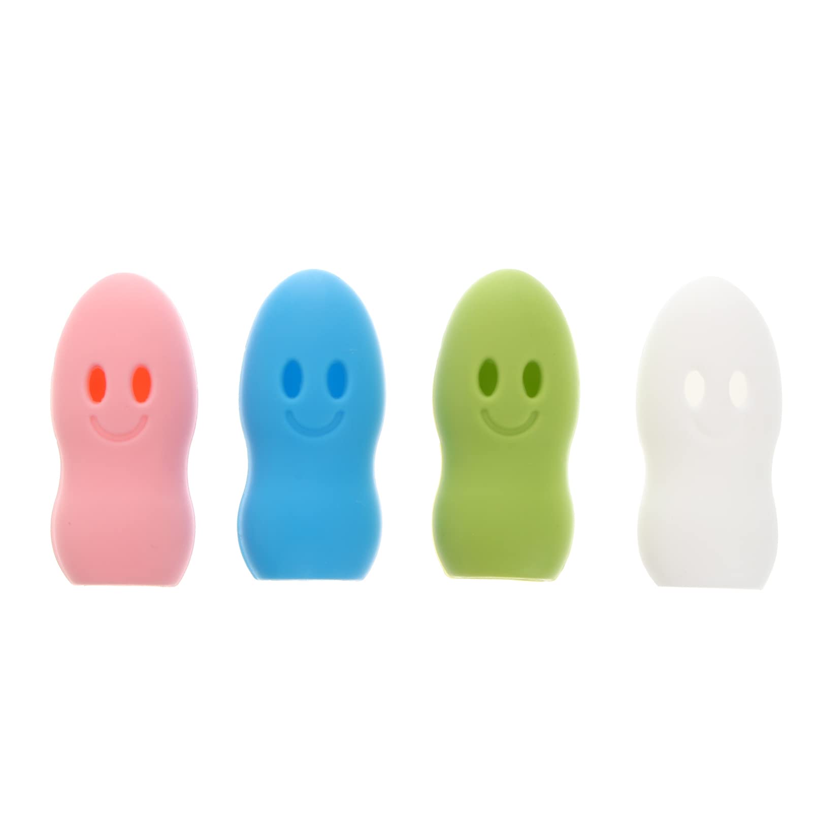 Milisten 4pcs Cartoon Toothbrush Head Cover Cute Silicone Hygienic Head Cap Case for Camping Outdoor Travel