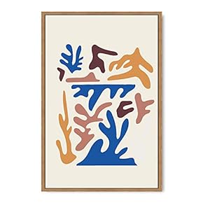 signwin Framed Canvas Wall Art Boho Decor Illustration...