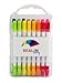 24 Marker Pen Set with Double Tips 1 Broad, 1 Fine. Superior Quality Water Based Markers with Most Popular Colors. Great For Adult Coloring Books, Watercolor Art. Convenient Carrying Case