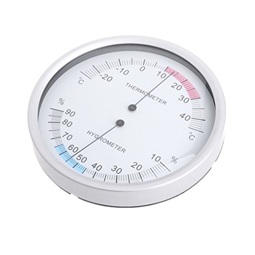 Sixsons 5 Inches Wall Mounted Household Thermometer Hygrometer Analog Temperature/Humidity Meter (#018)