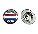 Hillary Clinton Democrat for President 2016 Round Metal Lapel Hat Pin Tie Tack Pinback