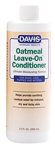 Davis Oatmeal Leave-On Dog and Cat Conditioner, 12-Ounce