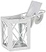 Kate Aspen Rustic Luminous Vintage Tea Light Candle Holders Metal Mini Lantern, Bundle, White, 12 Mini-Lanterns