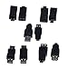 RIJER 5 Pin OTG Adapter Converter USB Male to Female for Computer Tablet Pc Mobile Phone 11 Pack