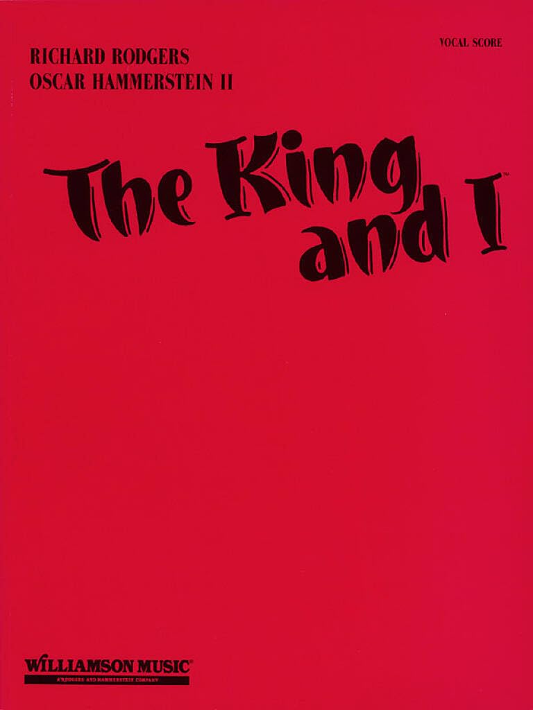 The King and I-Vocal Score-Music Book