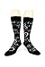 Foot Traffic Men's Novelty Socks, Fun Music-Themed Socks for Men, Sizes 7–12
