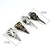 CarEase 20pcs Mix Style Alloy Phantom Raven Bird Skull Head Pendant Charms Necklace Jewelry Making Supplies