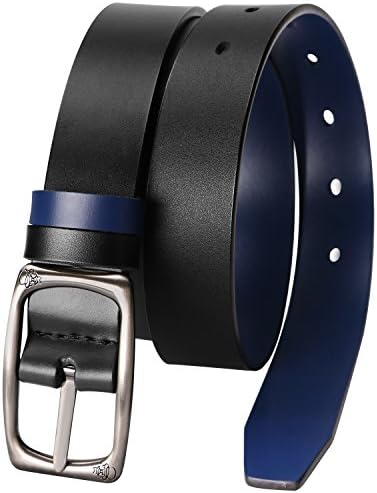 Reversible Women Leather Belt for Jeans, MoAnBee Ladies Belt Reverse 28mm Belt