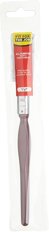 Fit For The Job 0.5" 12mm Mixed Bristle Paint Brush Emulsion Gloss Walls Wood view 3