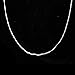 24 Pack 20'' Silver Plated Chain Necklace Whaline 925 Water Ripple Plated Necklace for Jewelry Making Craft