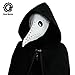 steel master White Long Nose Bird Beak Mask Gothic Mask with Goggles Festival Cosplay Face Mask