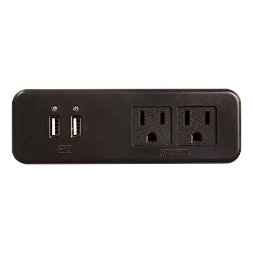 Learniture AdjustableHeight Computer Desk With Electric And USB, 60" W