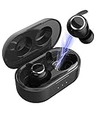NUATE [2020 Upgrade] Wireless Earbuds Bluetooth Headphones,Bluetooth 5.0 TWS Stereo Sound Wireless Headphones,Built-in Mic and Magnetic Inductive Chanrging Case,CVC8.0 Apt-X