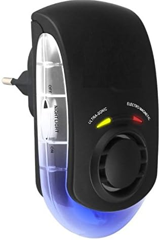 IGADG- MAKING LIFE SIMPLE 5 in 1 Insect Pest Repeller with Night Lamp (Black)