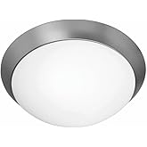 Access Lighting - HI Cobalt-Two Light Flush Mount-13 Inches Wide by 4 Inches Tall-Brushed Steel Finish-LED Lamping Type-E26 M