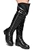 Herstyle Kristrrina Women Military Lace Up Thigh High Combat Boots
