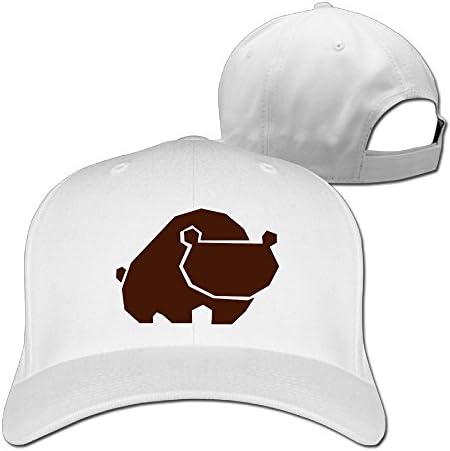 GuoShengqiang Bear Silhouette Adjustable Hat Peaked Baseball Hat/Cap