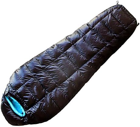 Backpacking Sleeping Bag, Power Ultralight, Ultra Compact Down Filled Backpack Packable 3/4 Season Mens And Womens Lightweight Mummy Bags Cold Weather