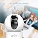 EZVIZ Security Camera 1080P, IP Dome Pan/Tilt Surveillance, Night Vision, Auto Motion Tracking, Pet Baby Monitor, Two Way Audio, Compatible with Alexa and Google(CTQ6C-WH)