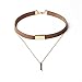Start Girls Women Chokers + Gold Chain Necklace Collar Couble Jewelry (Gold)