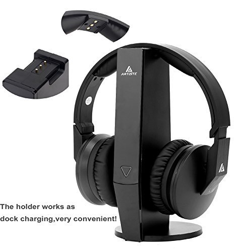 Wireless TV Headphones,Artiste ADH500 HiFi TV Earphone Headset OnEar