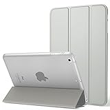 MoKo iPad Mini 3 / 2 / 1 Case, Slim Lightweight Smart-shell Stand Cover with Translucent Frosted Back Protector for Apple iPad Mini 1 / Mini 2 / Mini 3, SILVER (with Auto Wake / Sleep)