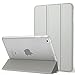 MoKo iPad Mini 3 / 2 / 1 Case, Slim Lightweight Smart Shell Stand Cover with Translucent Frosted Back Protector for Apple iPad Mini 1 / Mini 2 / Mini 3, SILVER (with Auto Wake / Sleep)