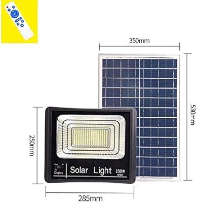 Q-fo Focos Proyector Solar Exterior Luz De Seguridad Impermeable ...