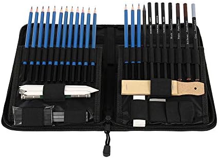 画材セット 消しゴム 初心者向けの鉛筆デッサンツール B084tkswk7 家電 カメラ 鉛筆セット 美術系学生 画材セット 新作製品 世界最高品質人気 美術鉛筆セット 大型家電 40点セットスケッチ鉛筆 100 品質保証 デッサン 素描 カッター図面 正規品送料無料 紙ペン 美術
