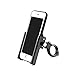 Metal bike phone mount, Doonny Bicycle Handlebar & Motorcycle holder cradle clamp with 360 degree rotation, Universal phone holder upto 4.13