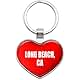 Graphics and More Metal Keychain Key Chain Ring I Love Heart City State L-N - Milwaukee WI