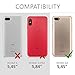 kwmobile Case Compatible with Xiaomi Redmi 6A - Case Transparent Gradient Phone Cover - Bicolor Dark Pink/Blue/Transparent