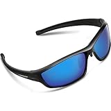 Torege Polarized Sports Sunglasses For Man Women Cycling Running Fishing Golf TR90 Unbreakable Frame TR034