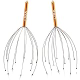 LiBa Scalp Massager Tool in Gold (2-Pack) Head Hair