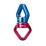 Swing Spinner, Teroys Aluminum Alloy Climbing Swivel 360 Rotator, Swing Swivel Hanging Accessory Fits Swivel Carabiner and Holds Up 2500 up Lbs For Rope Hammock