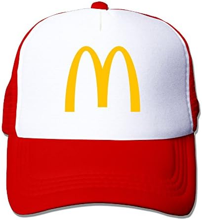 Mcdonalds Logo Adjustable Trucker Hats Unisex Red